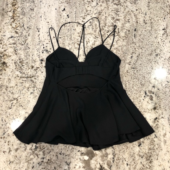 Express black peplum top - Picture 2 of 4